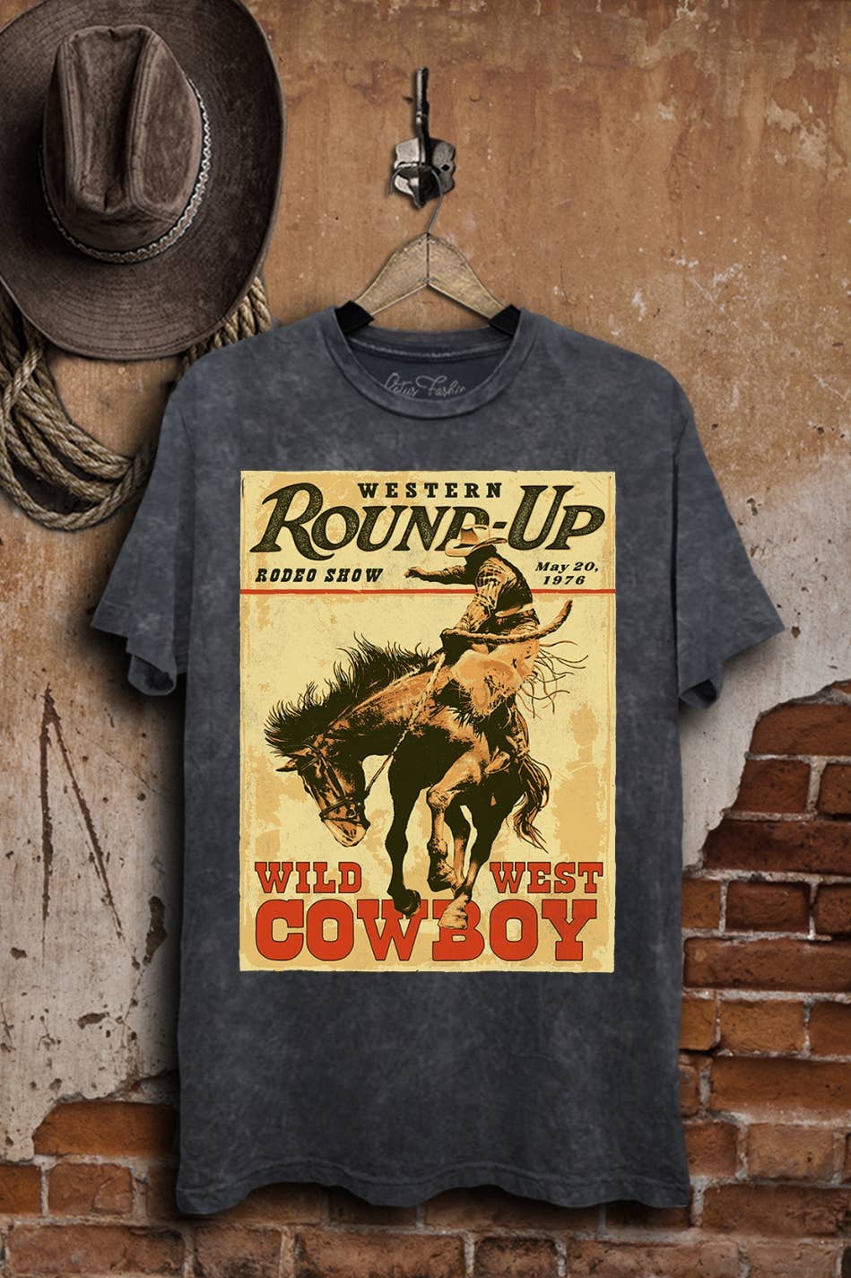 Western Round Up Graphic Top