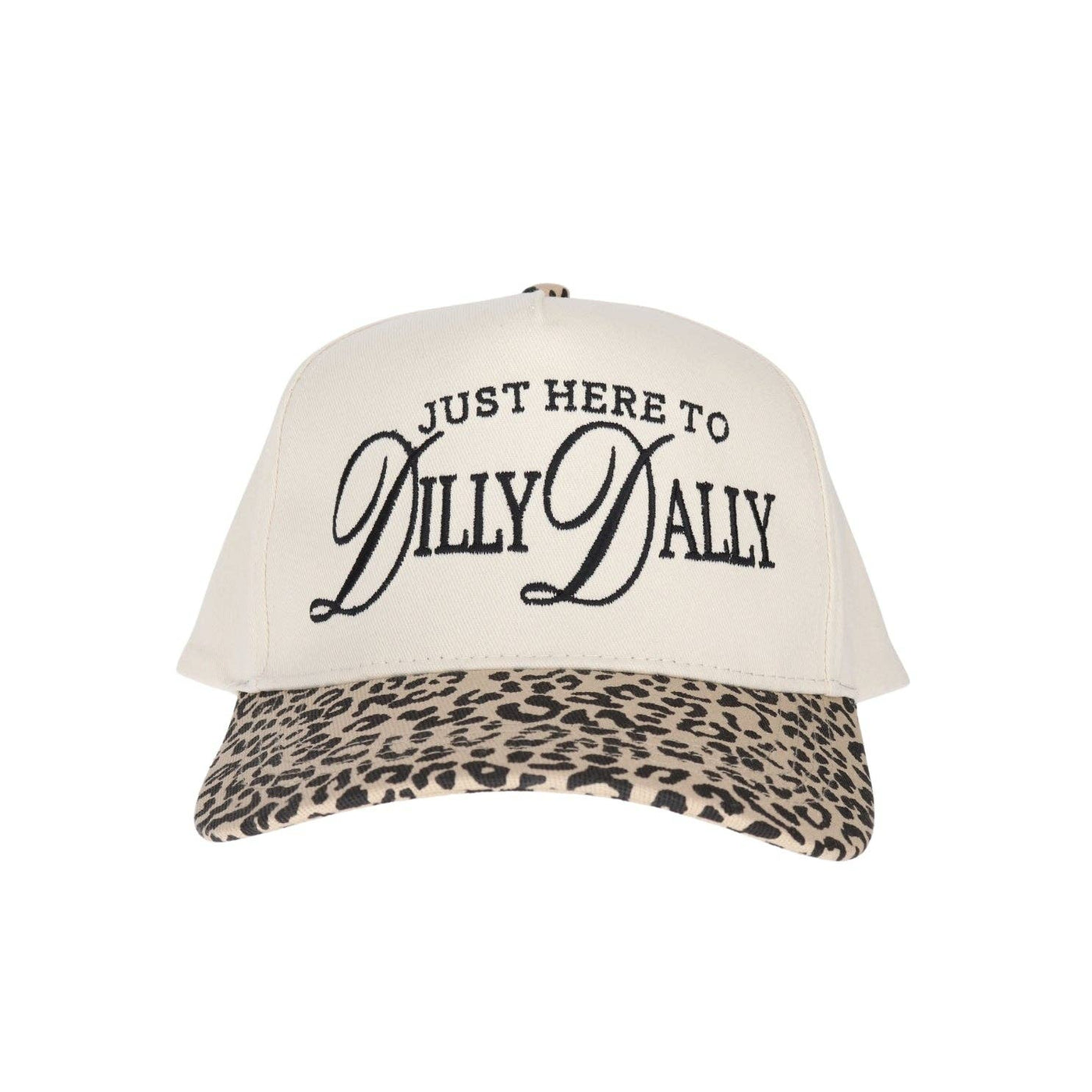 Dilly Dally Embroidered Trucker Hat