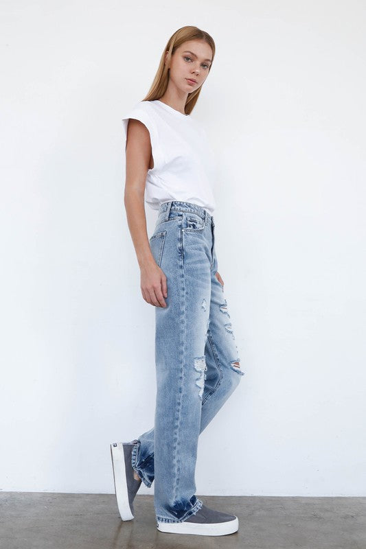 High Waisted Loose Jeans - ONLINE ONLY