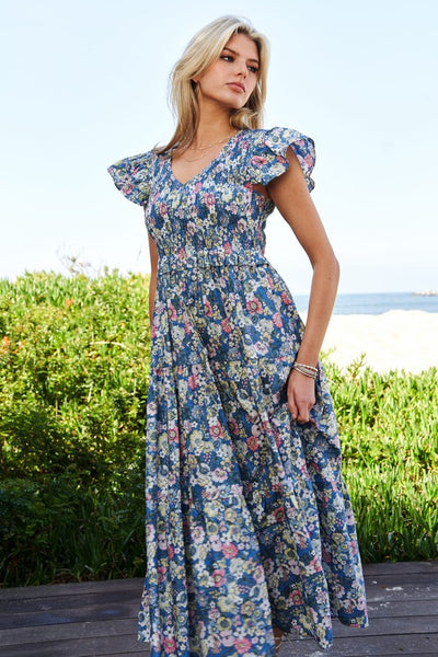 Floral Midi Dress - ONLINE ONLY