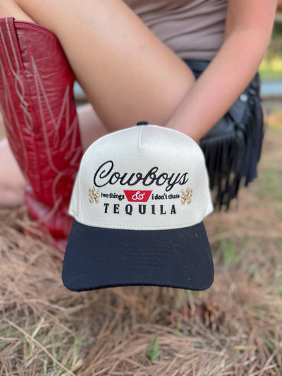 Cowboys and Tequila Embroidered Trucker Hat