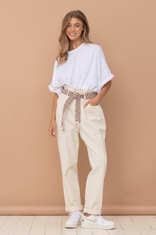 Studded Oversized Shirt - ONLINE ONLY