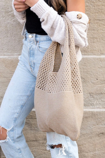 The Alaina Soft Knit Bag