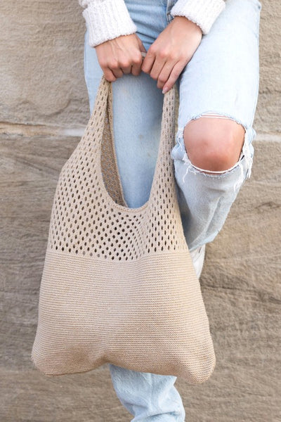 The Alaina Soft Knit Bag