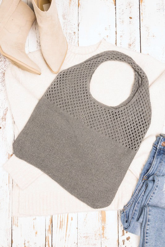 The Alaina Soft Knit Bag