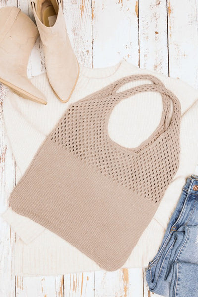 The Alaina Soft Knit Bag