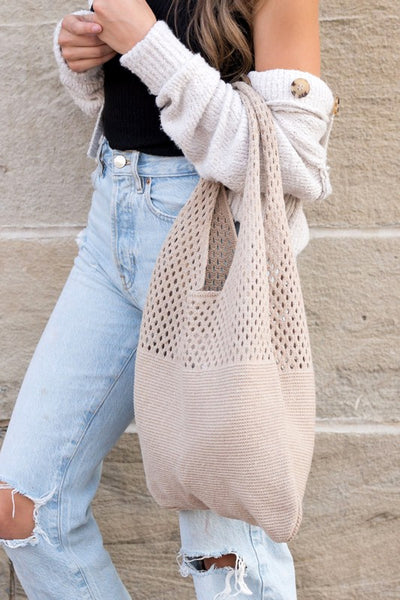 The Alaina Soft Knit Bag