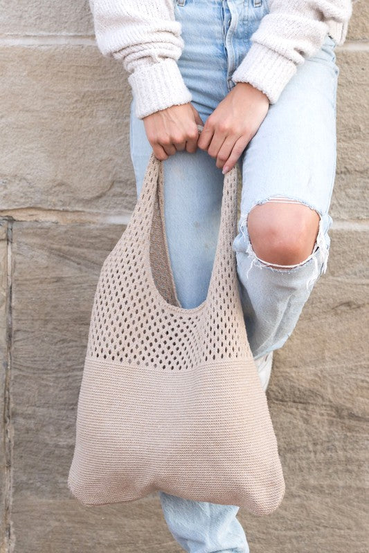 The Alaina Soft Knit Bag