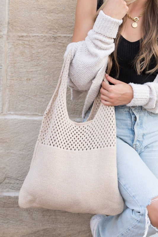 The Alaina Soft Knit Bag