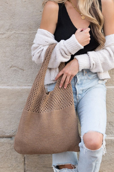 The Alaina Soft Knit Bag