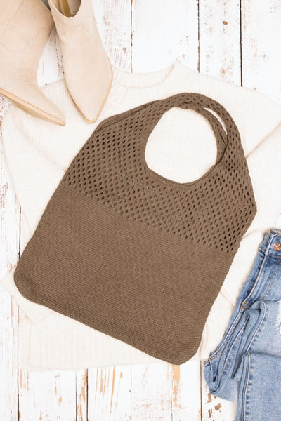 The Alaina Soft Knit Bag