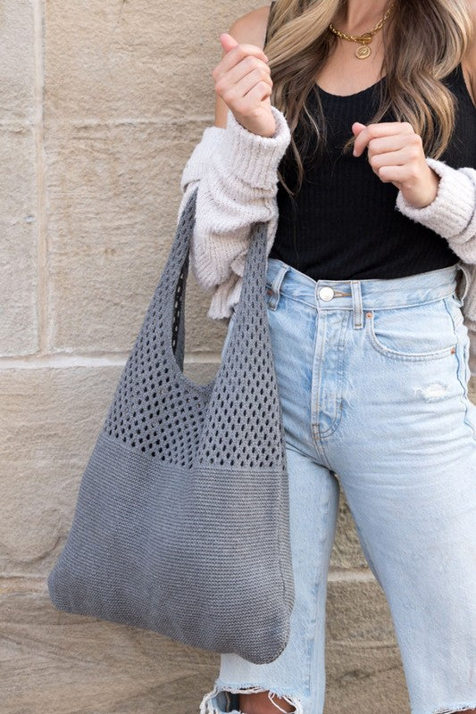 The Alaina Soft Knit Bag