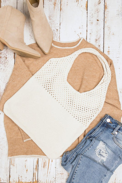 The Alaina Soft Knit Bag