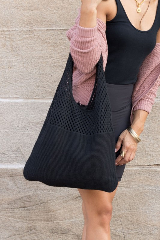 The Alaina Soft Knit Bag