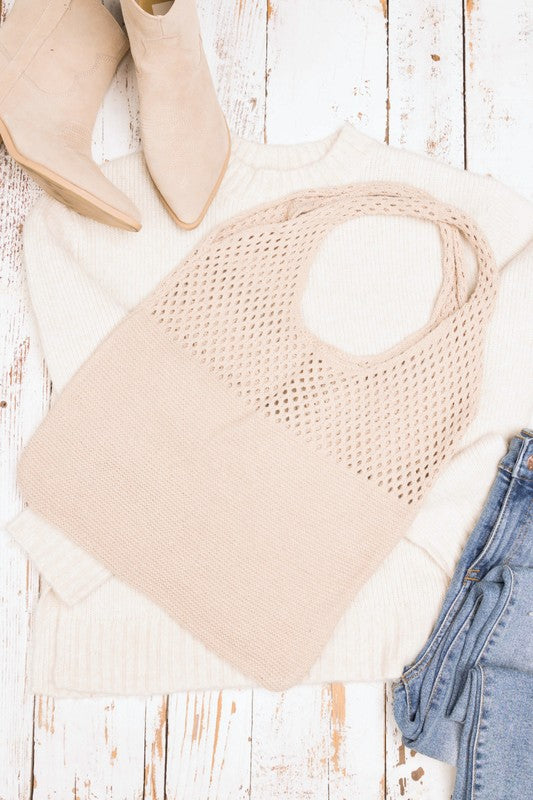 The Alaina Soft Knit Bag