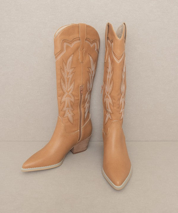 Ainsley - Embroidered Cowboy Boot - ONLINE ONLY