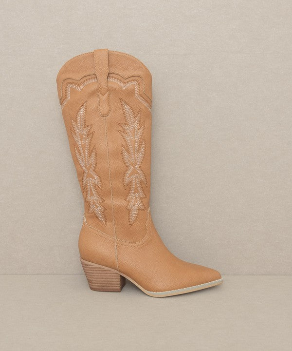 Ainsley - Embroidered Cowboy Boot - ONLINE ONLY