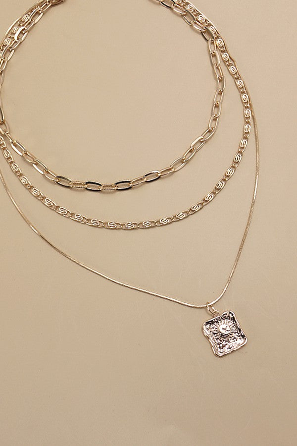 square pendant necklace