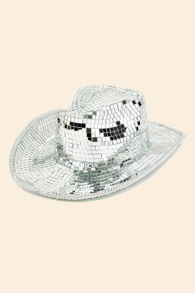 disco cowgirl hat