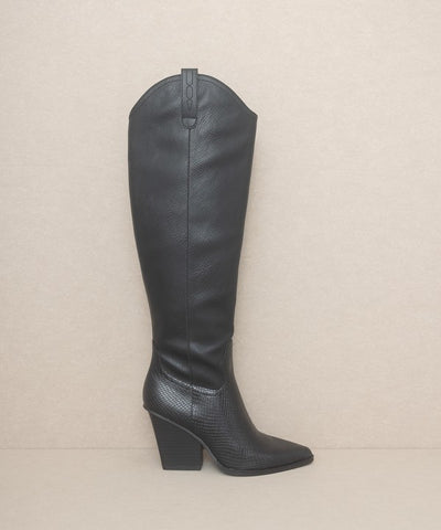 Barcelona - Knee High Western Boots - ONLINE ONLY