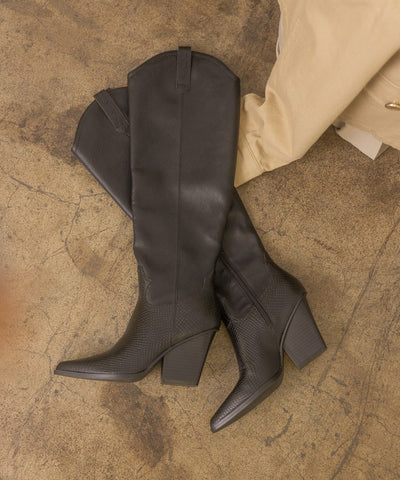 Barcelona - Knee High Western Boots - ONLINE ONLY