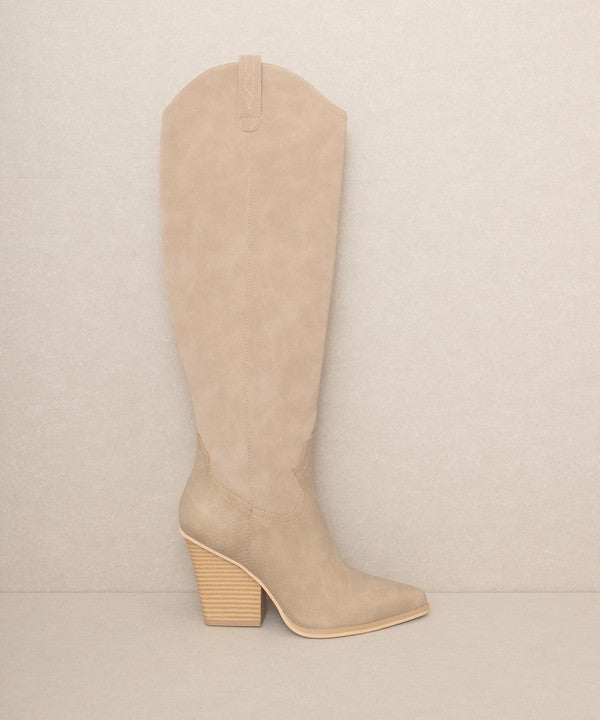 Barcelona - Knee High Western Boots - ONLINE ONLY