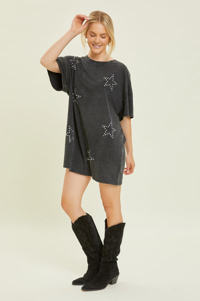Star t-shirt dress