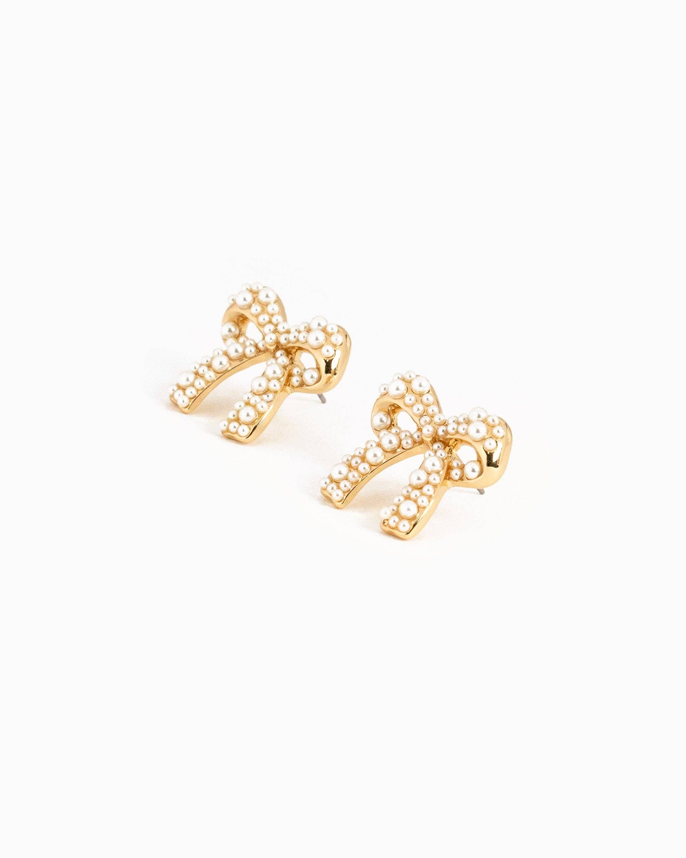 The Annie Pearl Bow Earrings