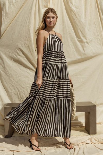 The Alice Stripe Maxi Dress