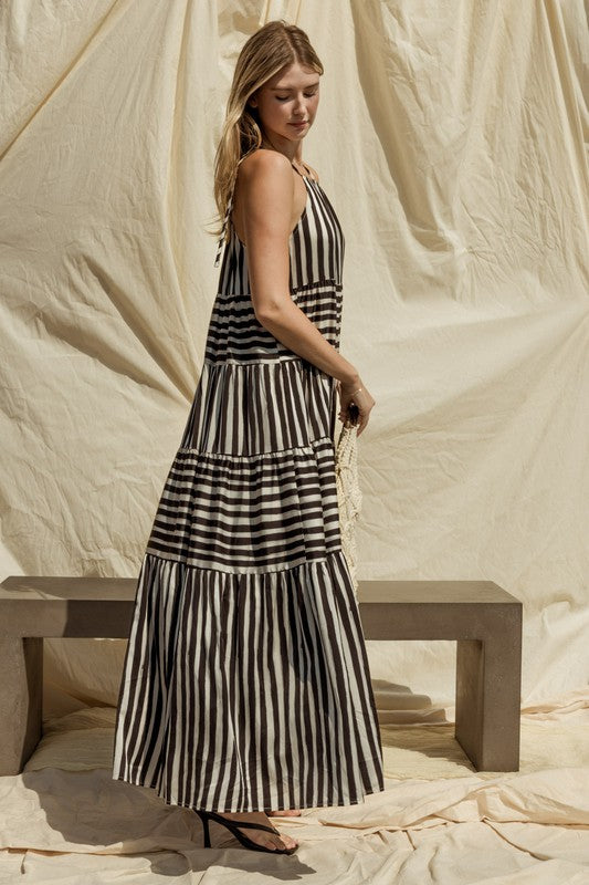 The Alice Stripe Maxi Dress