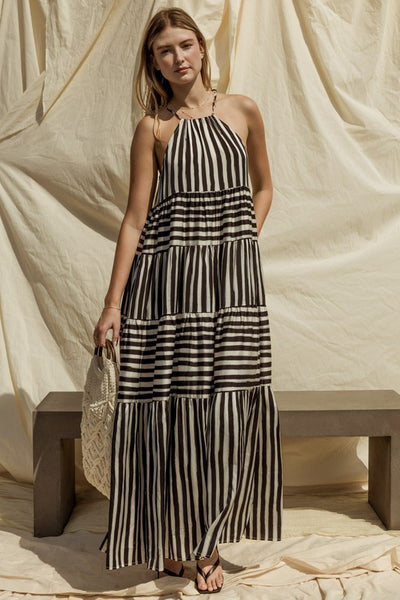 The Alice Stripe Maxi Dress