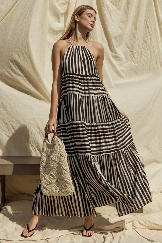 The Alice Stripe Maxi Dress