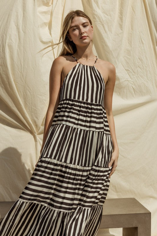 The Alice Stripe Maxi Dress