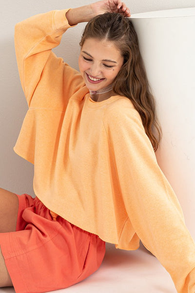 Laid Back Crop Sweatshirt - ONLINE ONLY