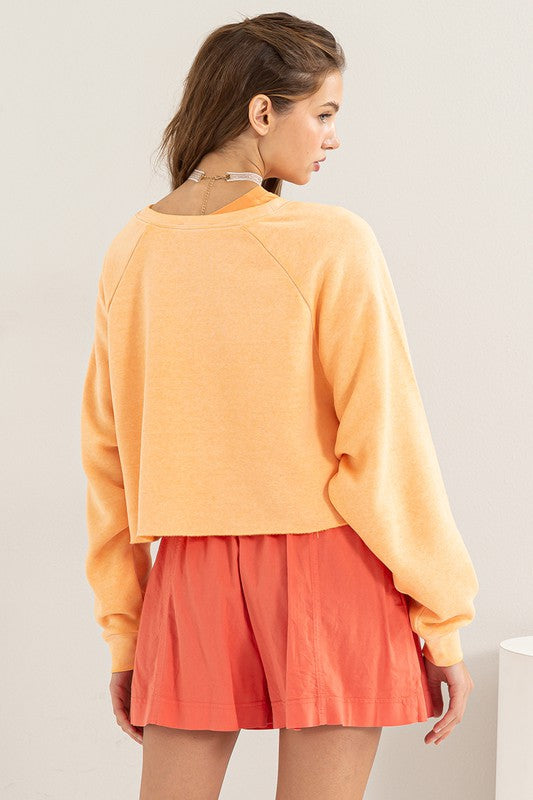 Laid Back Crop Sweatshirt - ONLINE ONLY