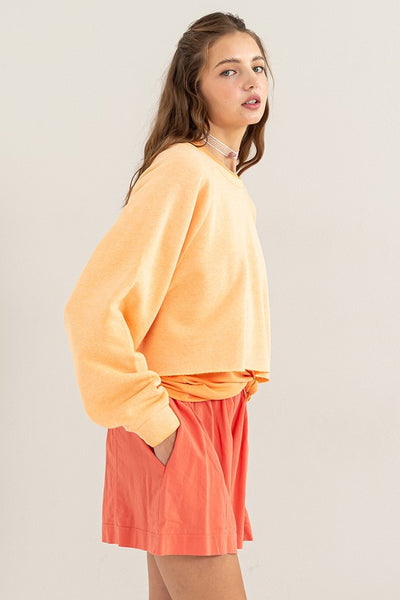 Laid Back Crop Sweatshirt - ONLINE ONLY