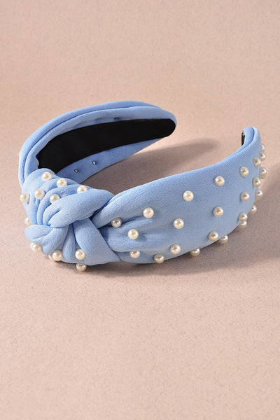 Beaded knot headband