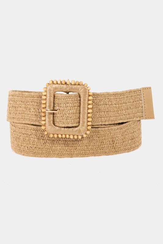 Braided belt - square buckle