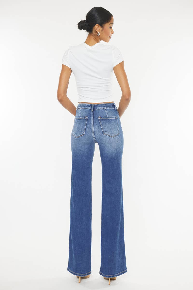 High Rise Double Seam Jeans