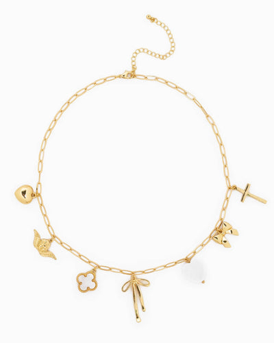 The Adorable Bow Charm Necklace