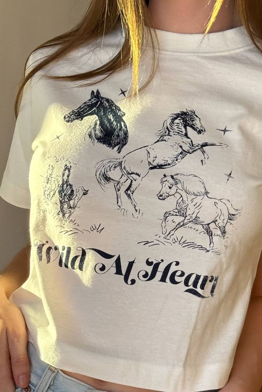 Wild Vintage Cropped Tee