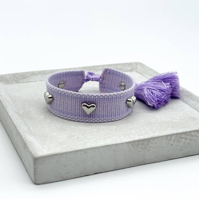 The Hearts ♥ ︎ lavender Bracelet