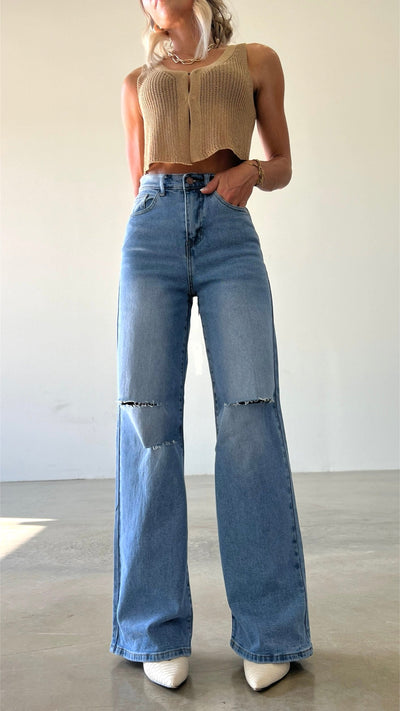 The Hailey Straight Leg Jean