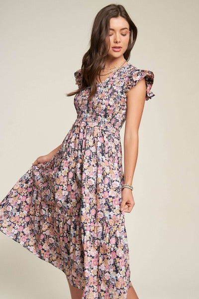 Floral Midi Dress - ONLINE ONLY