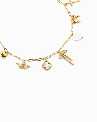 The Adorable Bow Charm Necklace