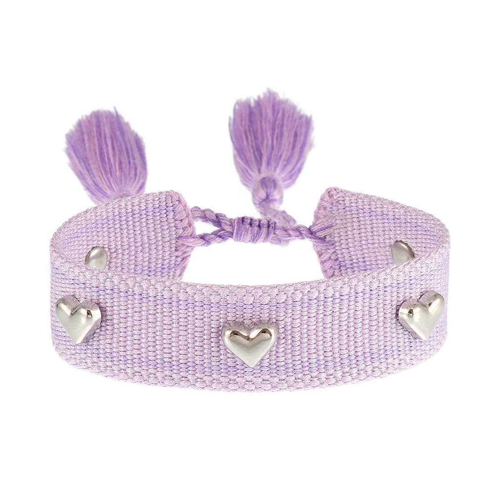 The Hearts ♥ ︎ lavender Bracelet