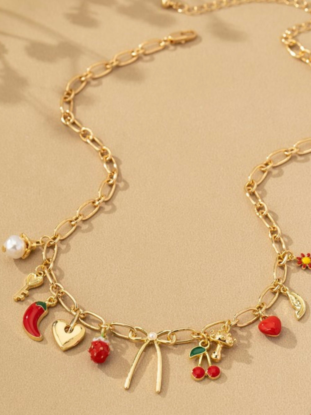 Fruit Charm Necklace