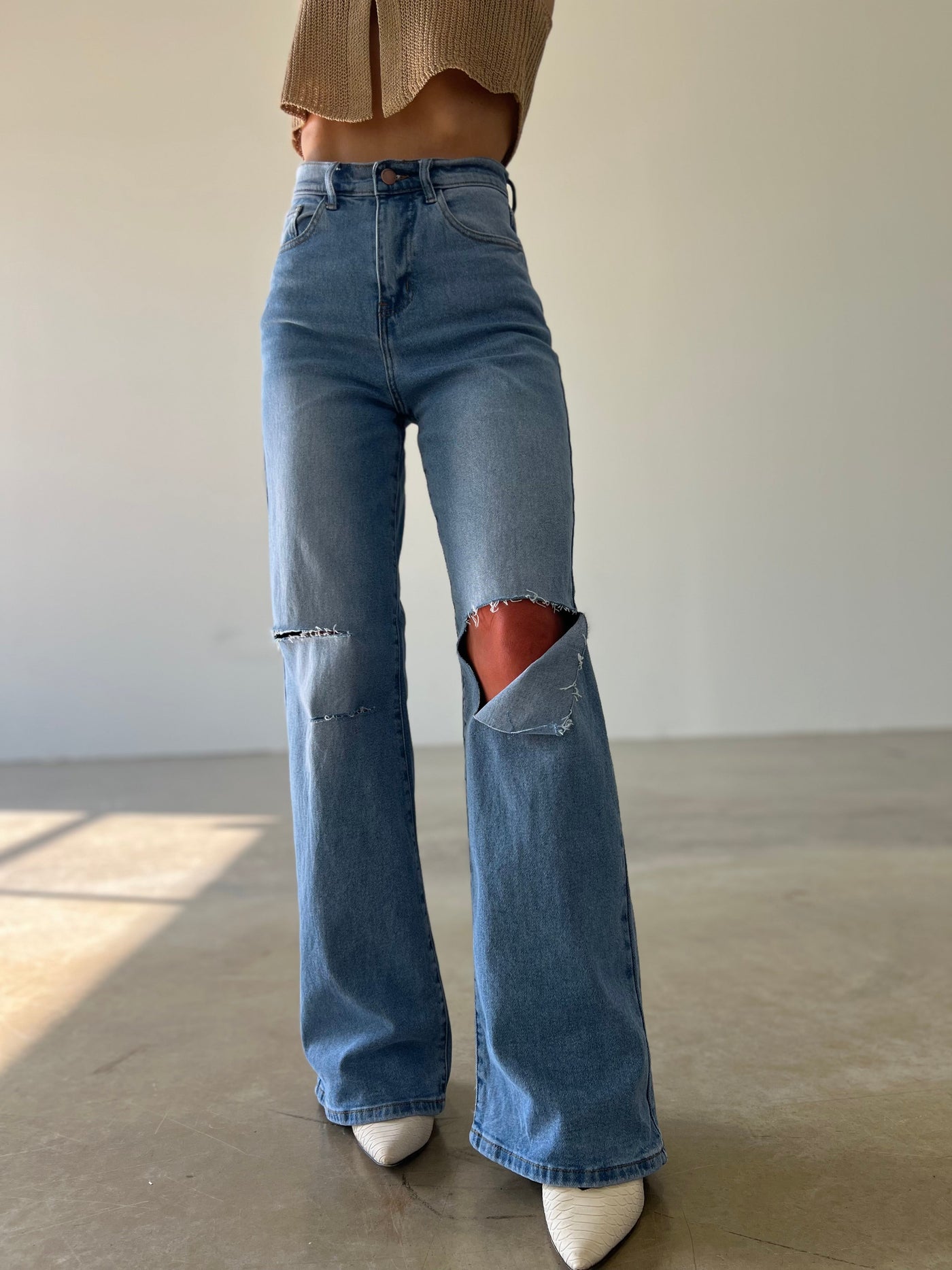 The Hailey Straight Leg Jean