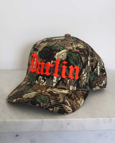 Darlin' Camo Embroidered Hat - Trendy Western Style