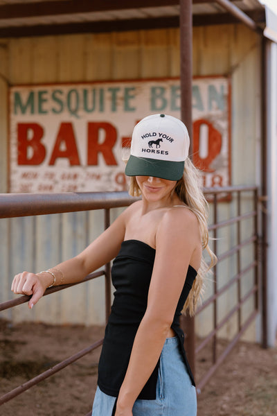 Hold your horses hat